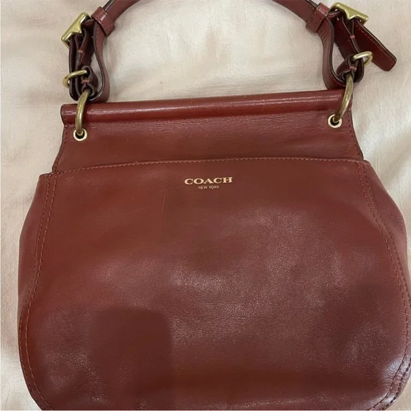 Coach Leather Saddle Bag Style Crossbody - Picture 2 of 7